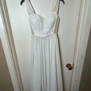 Elegant White Evening Gown